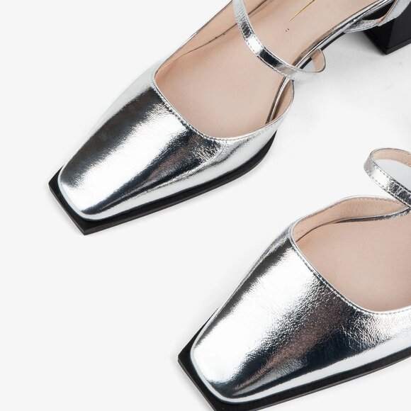 MARCHE METALLIC SLINGBACK MARY JANE - Picture 3 of 8
